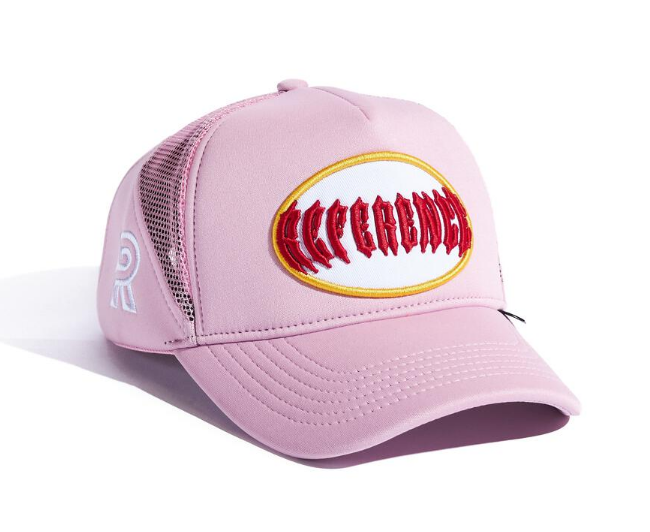 Reference Hat Sphere Trucker Pink