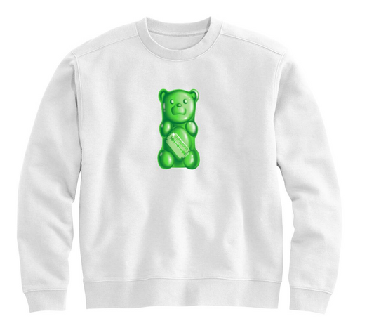 Rip N Repair Im A Gummy Bear Crewneck White