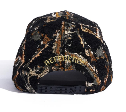 Reference Hat Luxe Black/Gold Woven