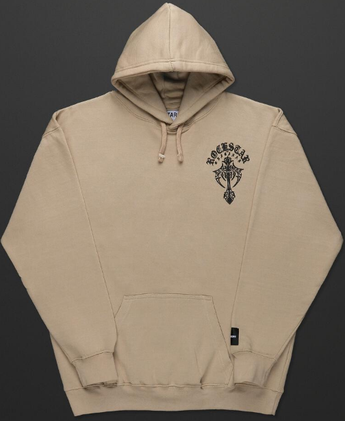 Rockstar Taime Beige Graphic Hoodie