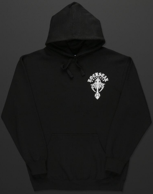 Rockstar Taime Black Graphic Hoodie