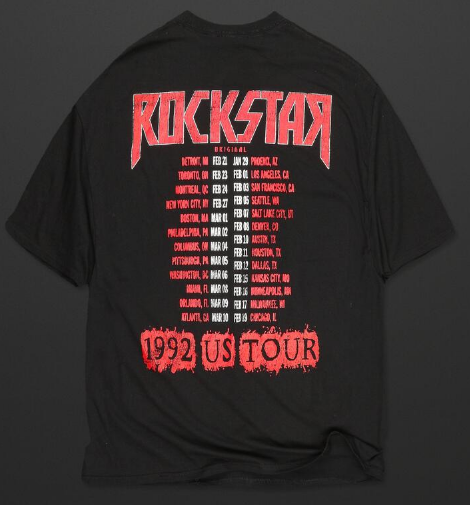 Rockstar Sabbath Printed Tee Black/Red