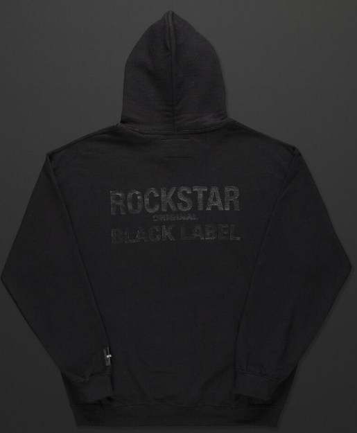 Rockstar Cassian Black Graphic Hoodie