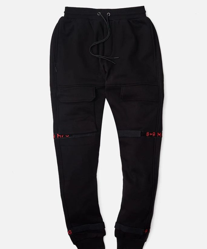 8 & 9 Strapped Up Sweatpants (Bred)