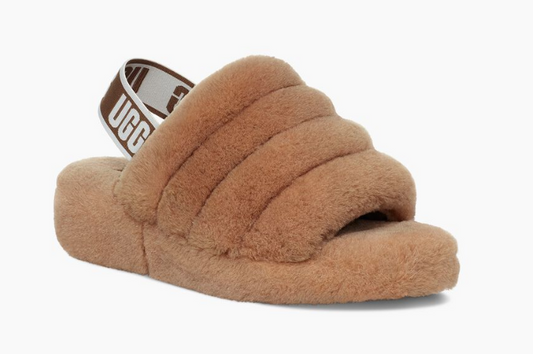 Ugg Fluff Yeah Slide Sandal Womens Chestnut