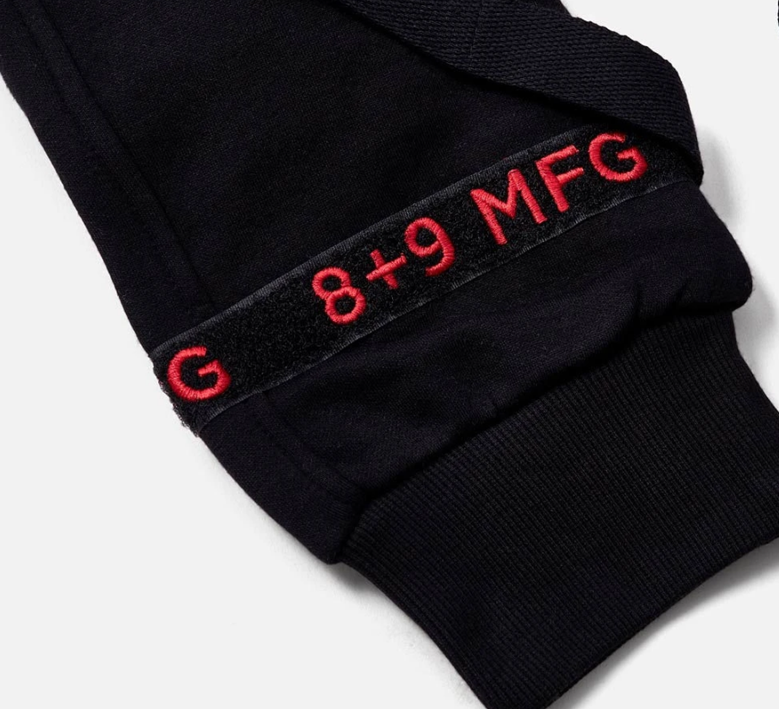8 & 9 Strapped Up Sweatpants (Bred)