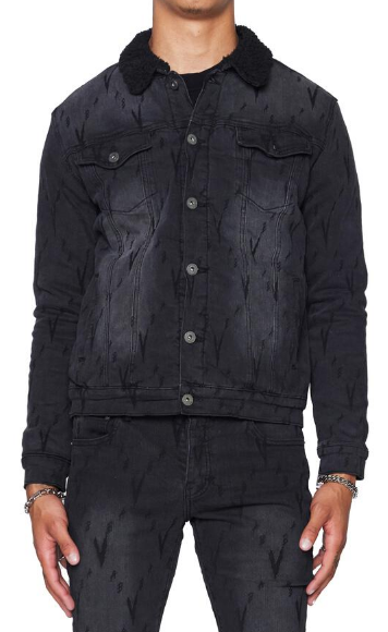 Valabasas V Love Jacket Black Washed