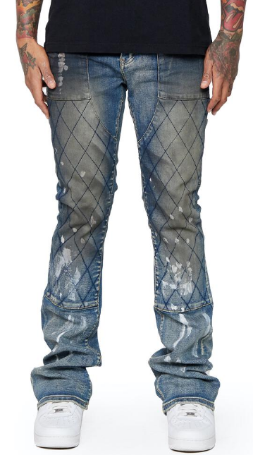 Valabasas Hossam Denim Stacked Dirty Blue