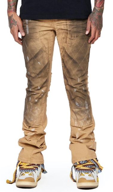 Valabasas Hossam Denim Stacked Dirty Khaki