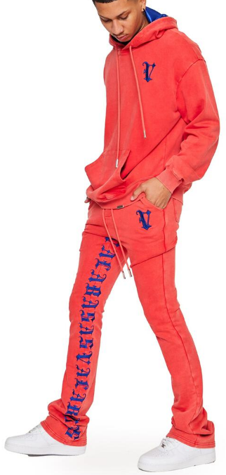 Valabasas Fleece The World Red Royal